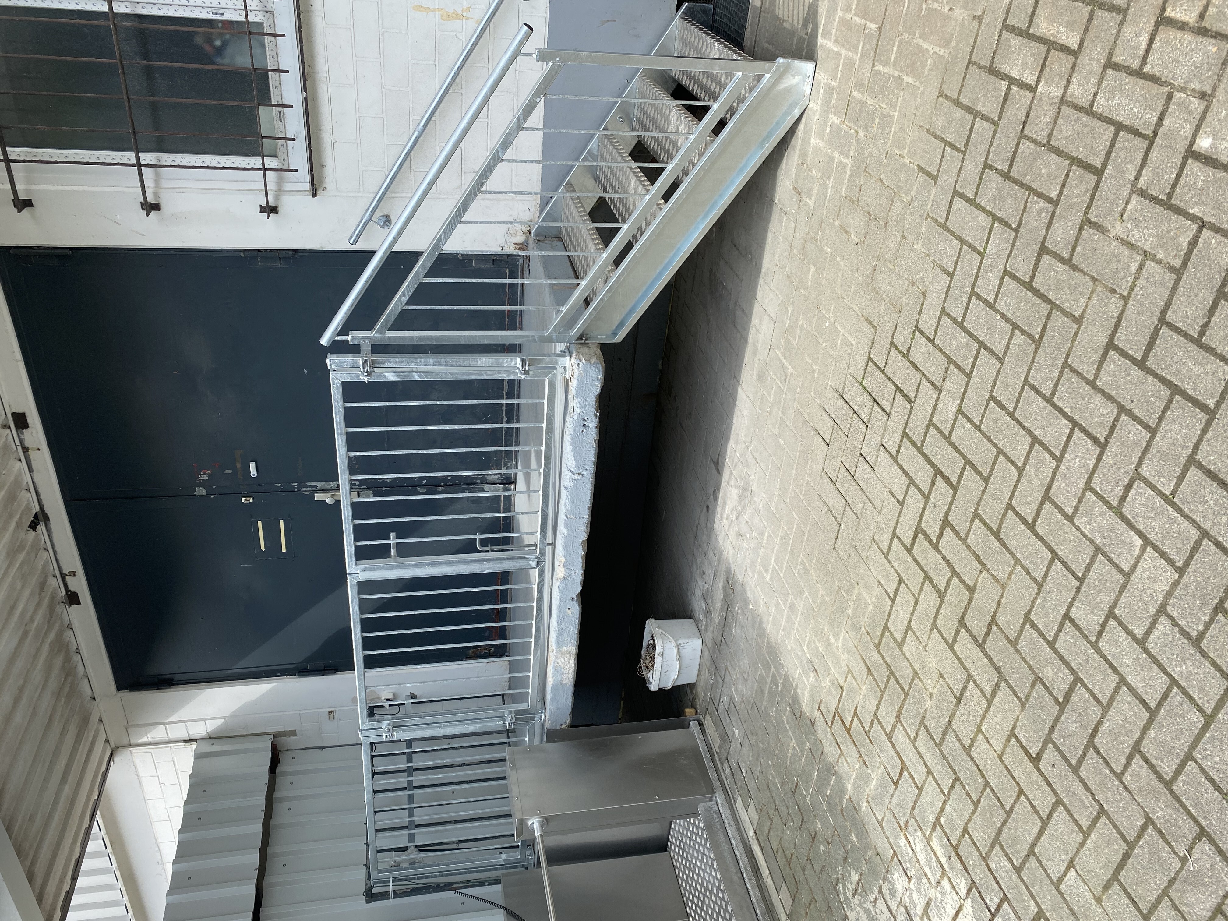 Industrie-Stahltreppe